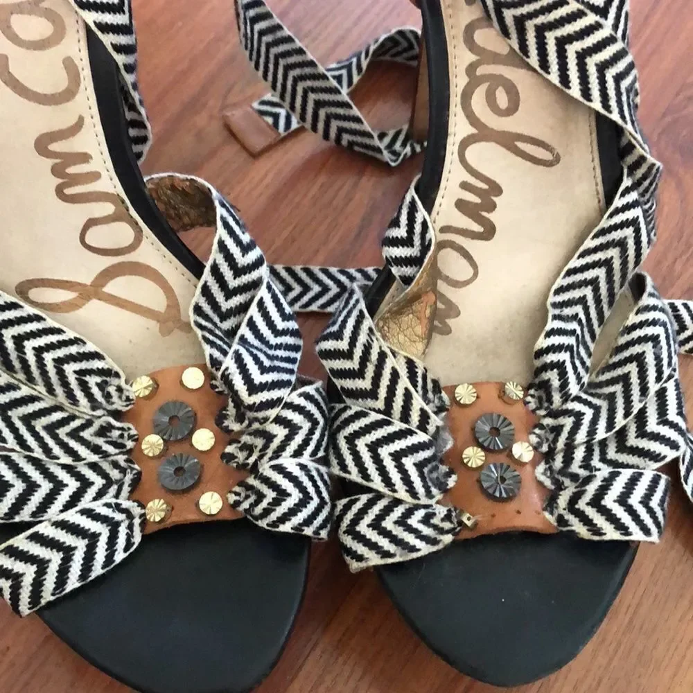 Sam Edelman high platform heels BoHo chic